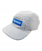 SUPREMEシュプリーム）の古着「2-tone corduroy camp cap」｜ブルー