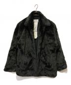 doubletダブレット）の古着「HAND-PAINTED FUR JACKET」｜ブラック