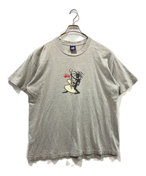 OLD STUSSY（オールドステューシー）OLD stussy (オールドステューシー) JAZZ Ｔシャツ グレー サイズ:XLの古着・服飾アイテム