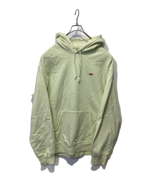 SUPREME（シュプリーム）Supreme (シュプリーム) small box hooded sweatshirt pale green ライトグリーン サイズ:XLの古着・服飾アイテム