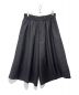 s'yte（サイト）の古着「T/W GABARDINE CULOTTE PANTS」｜ブラック