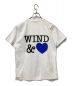 WIND AND SEA (ウィンダンシー) LOGO TEE HEART ホワイト サイズ:S：10000円