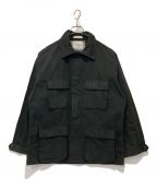 WTAPSダブルタップス）の古着「MILL JUNGLE LS SHIRT NYCO RIPSTOP」｜ブラック