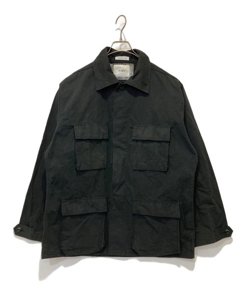 WTAPS（ダブルタップス）WTAPS (ダブルタップス) MILL JUNGLE LS SHIRT NYCO RIPSTOP ブラック サイズ:3の古着・服飾アイテム