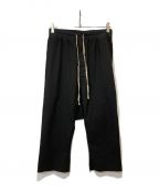 RICK OWENSリックオウエンス）の古着「Drawstring Pants」｜ブラック