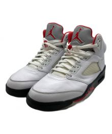 NIKE（ナイキ）の古着「Air Jordan 5 Retro "Fire Red"」｜ホワイト