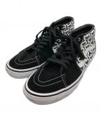 VANS×SUPREMEバンズ×シュプリーム）の古着「Monogram S Logo Skate Grosso Mid」｜ブラック