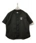 uniform experiment（ユニフォームエクスペリメント）の古着「PIN STRIPE S/S BASEBALL SHIRT」｜ブラック