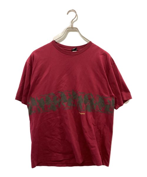 Patagonia（パタゴニア）Patagonia (パタゴニア) カヤックプリントｔシャツ レッド サイズ:Lの古着・服飾アイテム