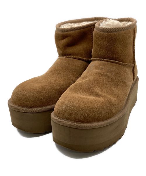 UGG（アグ）UGG (アグ) W CLASSIC ULTRA MINI PLATFORM ブラウン サイズ:25cmの古着・服飾アイテム