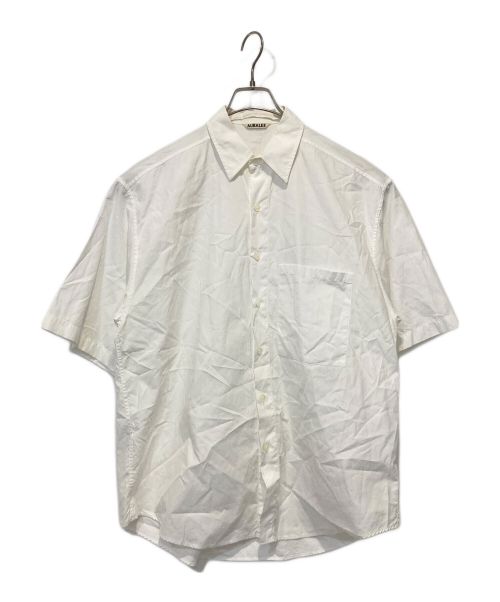 AURALEE（オーラリー）AURALEE (オーラリー) WASHED FINX TWILL BIG HALF SLEEVED SHIRTS ホワイト サイズ:4の古着・服飾アイテム