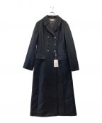 Ameriアメリ）の古着「WAIST SHAPE ASSORT BUTTON COAT」｜ブラック