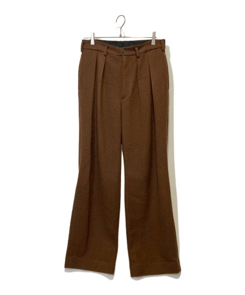 POLYPLOID（ポリプロイド）POLYPLOID (ポリプロイド) WIDE TAPERED PANTS ブラウン サイズ:SIZE 3の古着・服飾アイテム