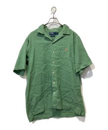 POLO RALPH LAUREN（ポロ・ラルフローレン）の古着「オープンカラーシャツ」｜グリーン