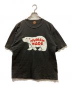 HUMAN MADE×KAWSヒューマンメイド×カウズ）の古着「プリントTシャツ」｜ブラック