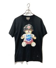 Vivienne Westwood man（ヴィヴィアン ウェストウッド マン）の古着「ベアプリントTシャツ」｜ブラック