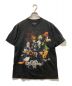 KINGDOM hearts（キングダムハーツ）の古着「プリントTシャツ」｜ブラック