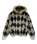 SUPREMEシュプリーム）の古着「Diamond Faux Fur Jacket」｜ブラック