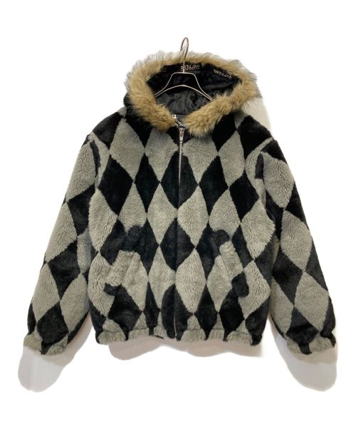 SUPREME（シュプリーム）SUPREME (シュプリーム) Diamond Faux Fur Jacket ブラック サイズ:Sの古着・服飾アイテム