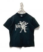 stussy×NEIGHBORHOODステューシー×ネイバーフッド）の古着「キングジョープリントTシャツ」｜ブラック