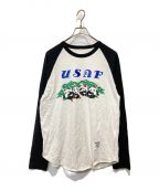 SUPREMEシュプリーム）の古着「Pandas Baseball Raglan Top」｜ホワイト