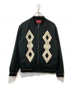 SUPREMEシュプリーム）の古着「Diamond Rayon Bomber Jacket」｜ブラック