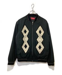 SUPREME（シュプリーム）の古着「Diamond Rayon Bomber Jacket」｜ブラック