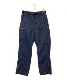 city country city（シティーカントリーシティー）の古着「EMBROIDERED LOGO NYLON PANTS」｜ネイビー