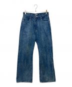 AURALEEオーラリー）の古着「SELVEDGE FADED LIGHT DENIM PANTS」｜インディゴ