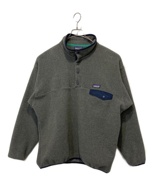 Patagonia（パタゴニア）Patagonia (パタゴニア) シンチラスナップTプルオーバー グレー サイズ:Lの古着・服飾アイテム