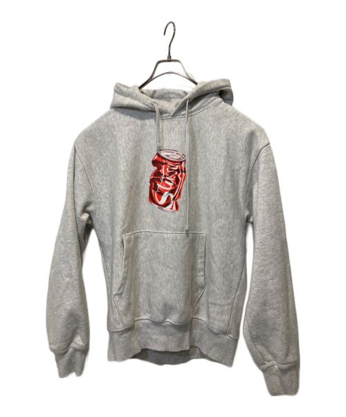 stussy（ステューシー）stussy (ステューシー) soda can Hoodie グレー サイズ:Sの古着・服飾アイテム