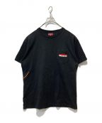 marlboroマルボロ）の古着「リザードポケットTシャツ」｜ブラック