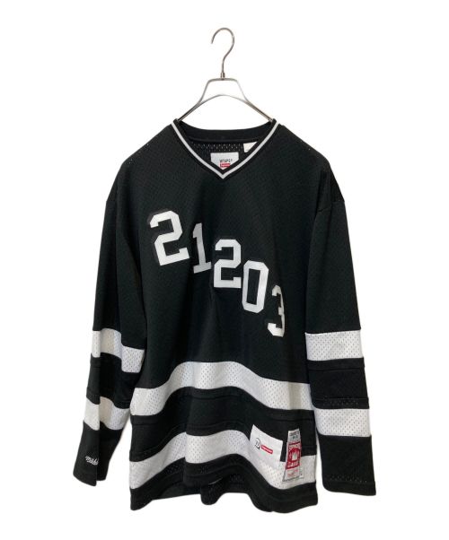 WTAPS（ダブルタップス）WTAPS (ダブルタップス) Supreme (シュプリーム) Hockey Jersey ブラック サイズ:XLの古着・服飾アイテム