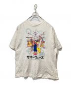 GEEKS RULE×SAINT MICHAELギークスルール×セントマイケル）の古着「プリントTシャツ」｜ホワイト