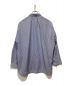 MANAVE (マナベ) Tuck Collar Shirt ブルー サイズ:M：12000円