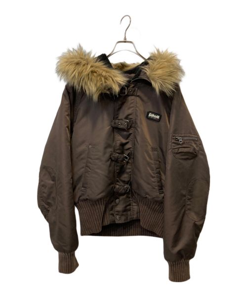 Schott（ショット）Schott (ショット) JADED　LONDON (ジェイデッドロンドン) BROWN JET JACKET ブラウン サイズ:Sの古着・服飾アイテム