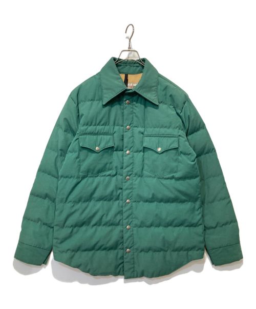 THE NORTH FACE（ザ ノース フェイス）THE NORTH FACE (ザ ノース フェイス) ダウンシャツ グリーン サイズ:表記不明の古着・服飾アイテム