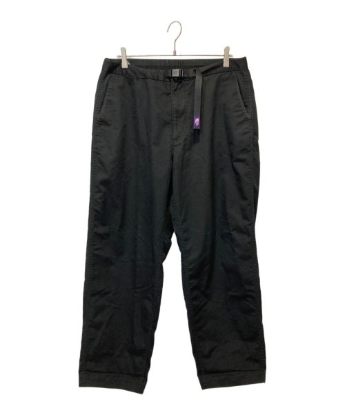 THE NORTHFACE PURPLELABEL（ザ・ノースフェイス パープルレーベル）THE NORTHFACE PURPLELABEL (ザ・ノースフェイス パープルレーベル) STRETCH TWILL WIDE TAPERED PANTS ブラック サイズ:36の古着・服飾アイテム