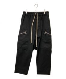 RICK OWENS（リックオウエンス）の古着「Performa Cropped Pants」｜ブラック