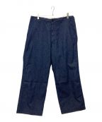 BEAMS PLUSビームスプラス）の古着「MIL Trousers Denim」｜ネイビー