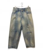 ANCELLMアンセルム）の古着「SELVEDGE TAPERED 5P DENIM PANTS」｜ブルー