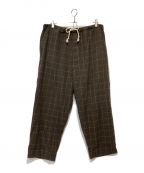 Marvine Pontiak Shirt Makersマーヴィンポンティアックシャツメイカーズ）の古着「Pajama Pants 2」｜ブラウン