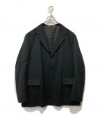 AURALEEオーラリー）の古着「SUPER FINE WOOL COTTON TWILL OVER JACKET」｜ブラック