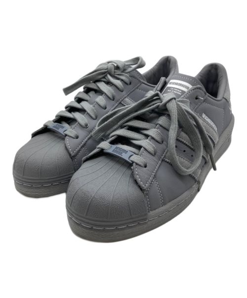 adidas（アディダス）adidas (アディダス) NEIGHBORHOOD (ネイバーフッド) Superstar グレー サイズ:27.5cmの古着・服飾アイテム