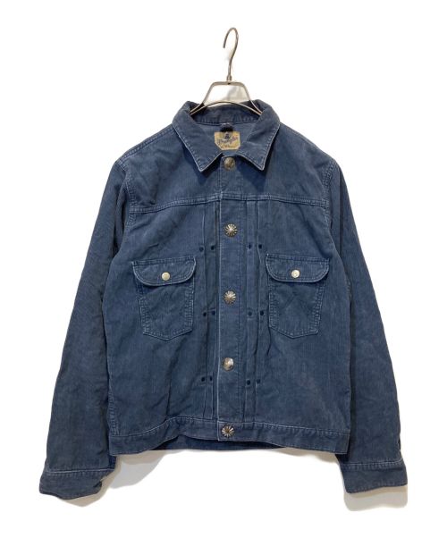 Wrangler（ラングラー）Wrangler (ラングラー) Ron Herman (ロンハーマン) コーデュロイジャケット ネイビー サイズ:Ⅿの古着・服飾アイテム