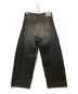 ssstein (シュタイン) DEFORMATION WIDE DENIM JEANS ブラック サイズ:L：55000円