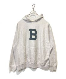 BLURHMS（ブラームス）の古着「PRINT Sweat Hoodie P/O Big」｜ホワイト