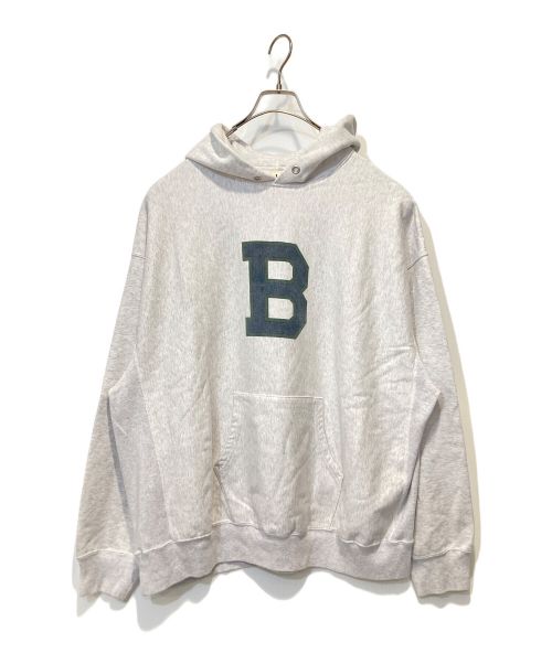 BLURHMS（ブラームス）blurhms (ブラームス) PRINT Sweat Hoodie P/O Big ホワイト サイズ:表記不明の古着・服飾アイテム