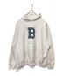 blurhms（ブラームス）の古着「PRINT Sweat Hoodie P/O Big」｜ホワイト