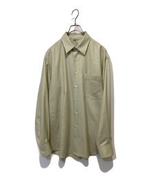 AURALEE（オーラリー）の古着「SUPER LIGHT WOOL SHIRT」｜ベージュ